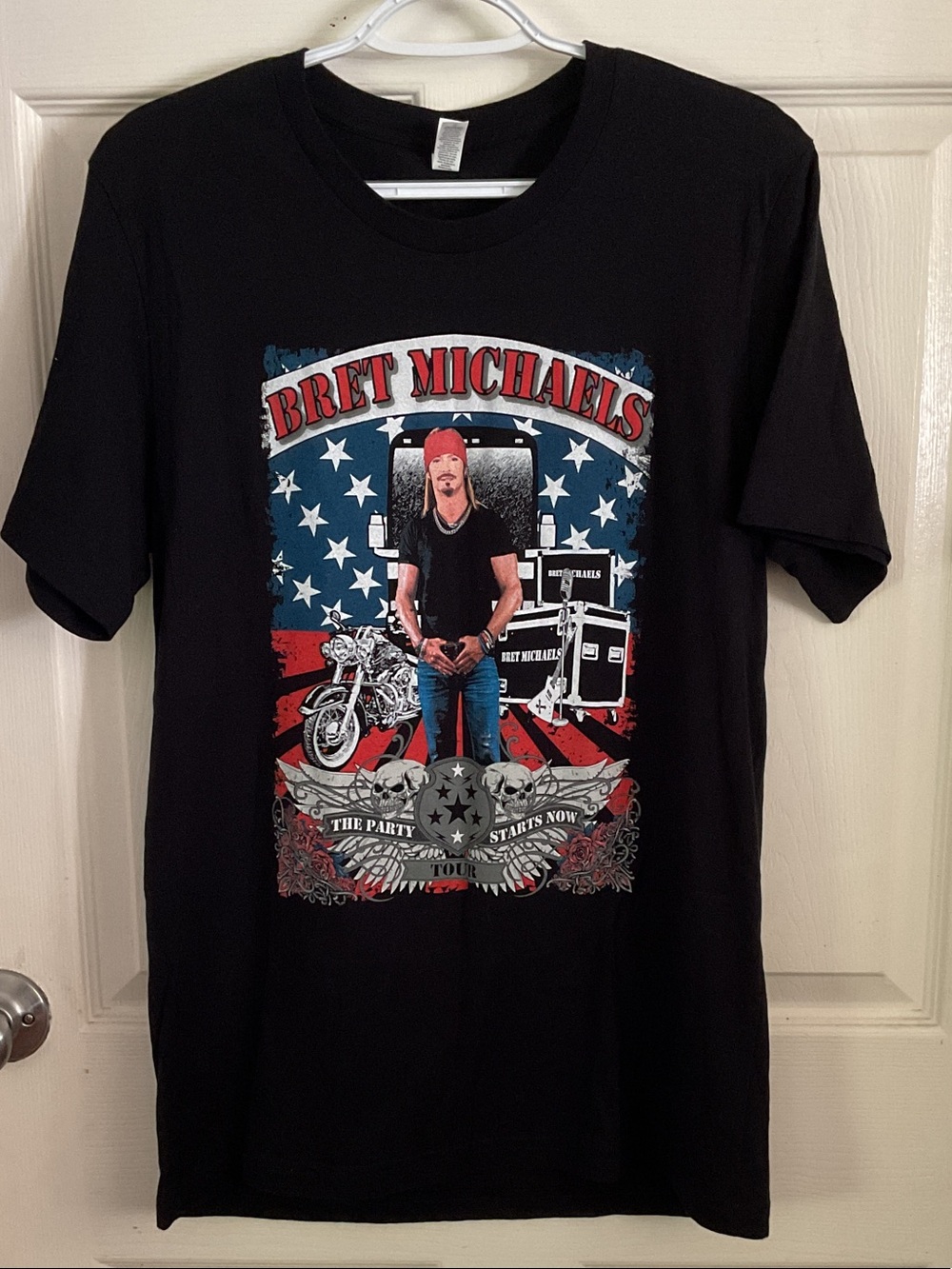 Bret Michaels The Party Starts Now Tour Tee with Backhit